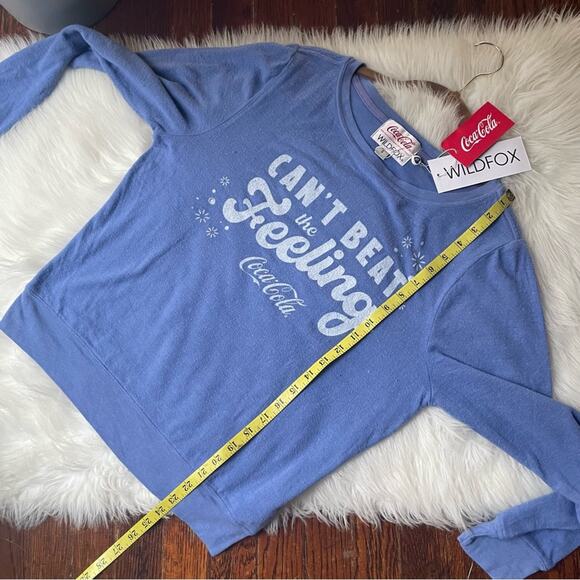 WILDFOX X Coca-Cola Can’t beat the feeling Sweatshirt NWT - Picture 6 of 6